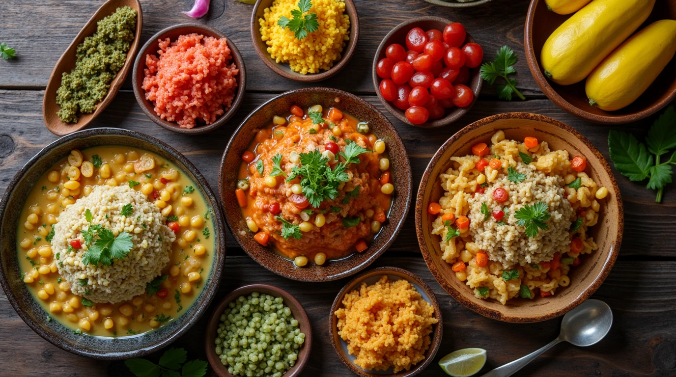 Ecuadorian food mix