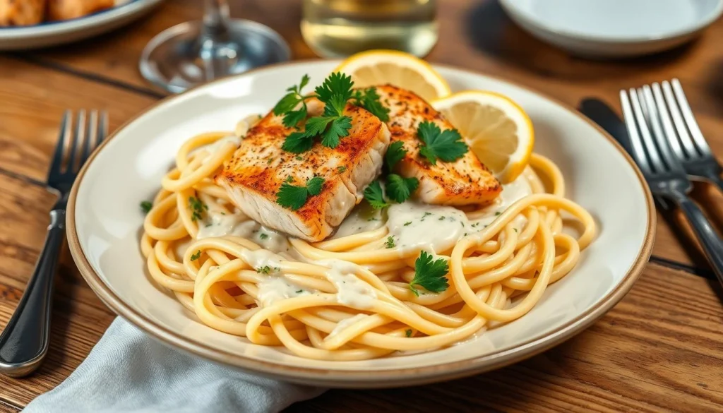Salmon Alfredo Pasta 2 alfredo salmon
