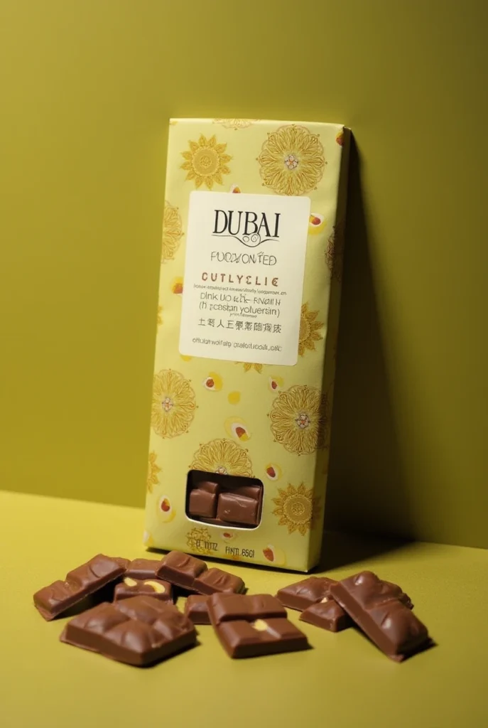 Dubai Pistachio Chocolate Bar: Tips for Creating This Viral Middle Eastern Dessert 6 dubai pistachio chocolate bar packaging
