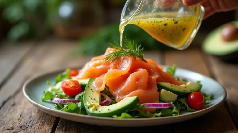 smoked salmon salad
